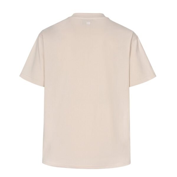 Ami hemp rope letter embroidered short sleeve