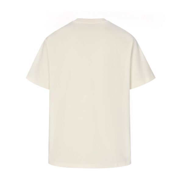 Dior cursive flocking print short sleeve (off-white)