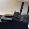 Chanel slippers Lazy slippers Black white Beige pink