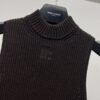 MIUMIU original embroidered sleeveless sweater