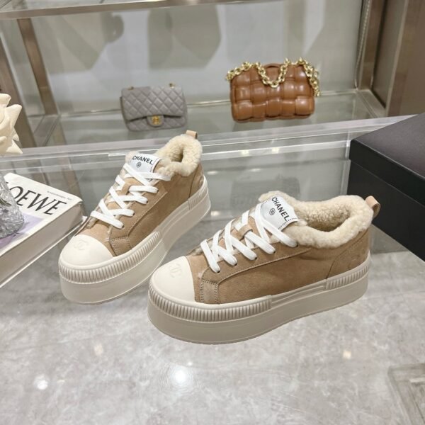 Chanel original suede lettering casual lady shoes