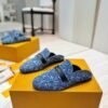 Louis Vuitton original calf leather 1:1 slippers
