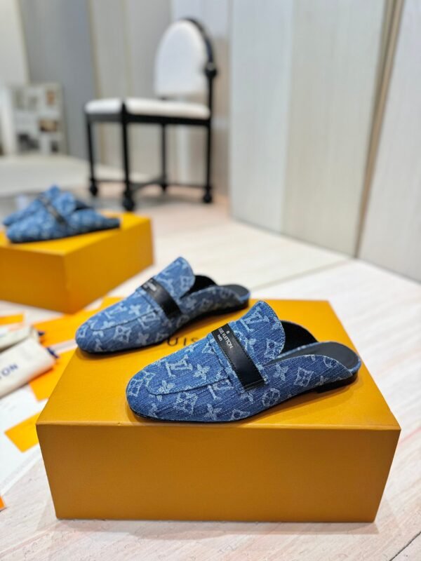 Louis Vuitton original calf leather 1:1 slippers