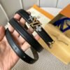 Louis Vuitton s-lock series original imported calf leather 20mm