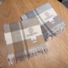 Burberry water ripple Original embroidery cashmere scarf