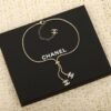 Chanel diamond full woven necklace