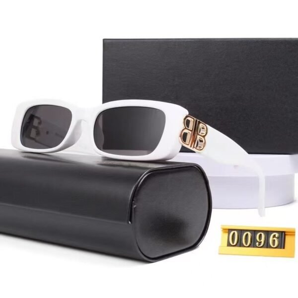 Balenciaga sunglasses retro flat frame