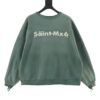 saint michael 24fw youth monogram printed round neck, high quality version 1:1