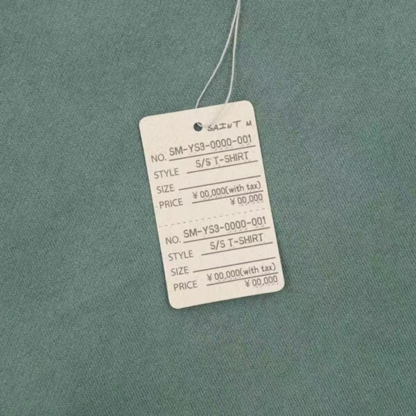 saint michael 24fw youth monogram printed round neck, high quality version 1:1