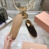 miumiu new loafer espadrille catwalk style premium version