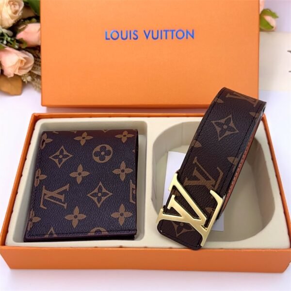 Louis Vuitton Belt and wallet set