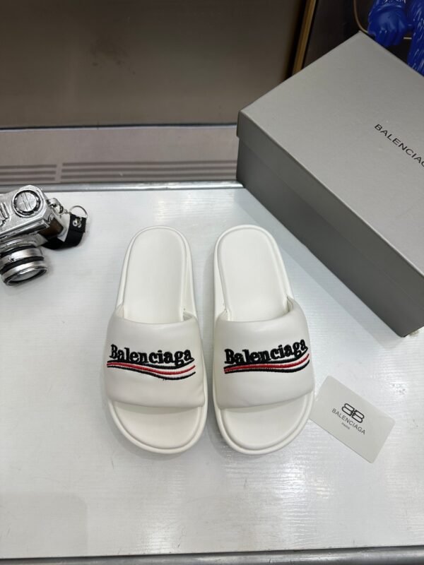 balenciaga couple platform slippers