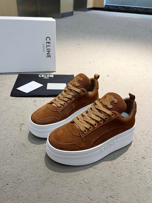 Celine original board bread casual shoes brown