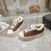 Chanel original suede lettering casual lady shoes