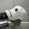 Balenciaga embroidered baseball cap Black White Gray