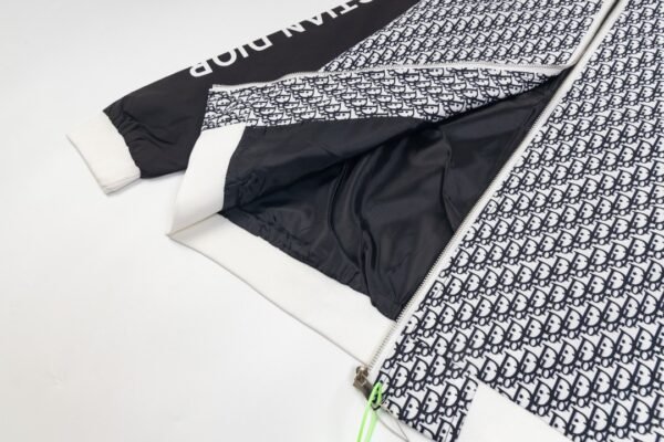 Dior full printing jacket Fashion nylon sweater