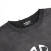 Balenciaga washed lettered printed crew-neck hoodie