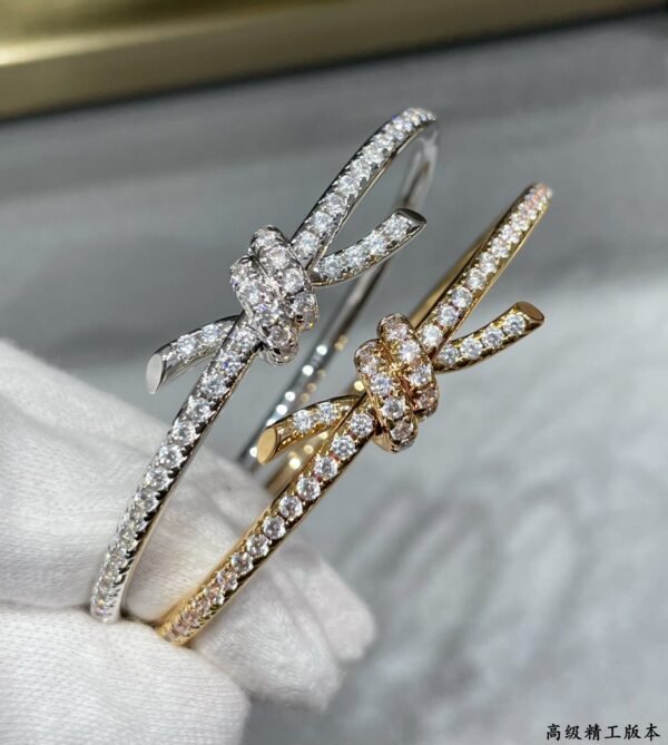 Tiffany original diamond knot bracelet