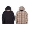 Burberry Classic Plaid Double-Face Hooded Jacket