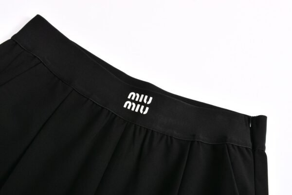 Miumiu straight-leg wool corset trousers