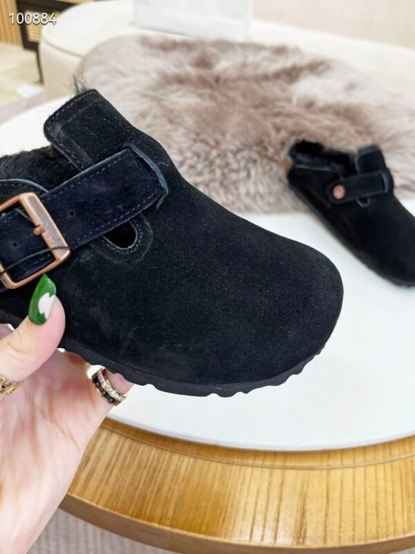 birkenstock original wool slippers imported mercerized cowhide suede upper