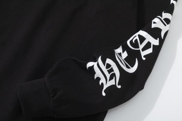 Chrome Hearts Round neck print long sleeve 280 g double yarn pure cotton