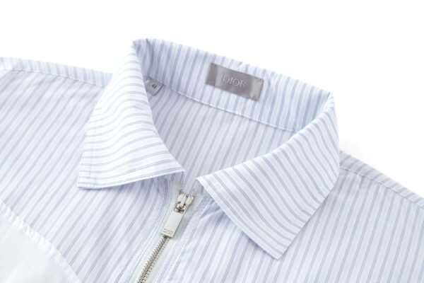 Dior coat striped shirt sun-protective clothing