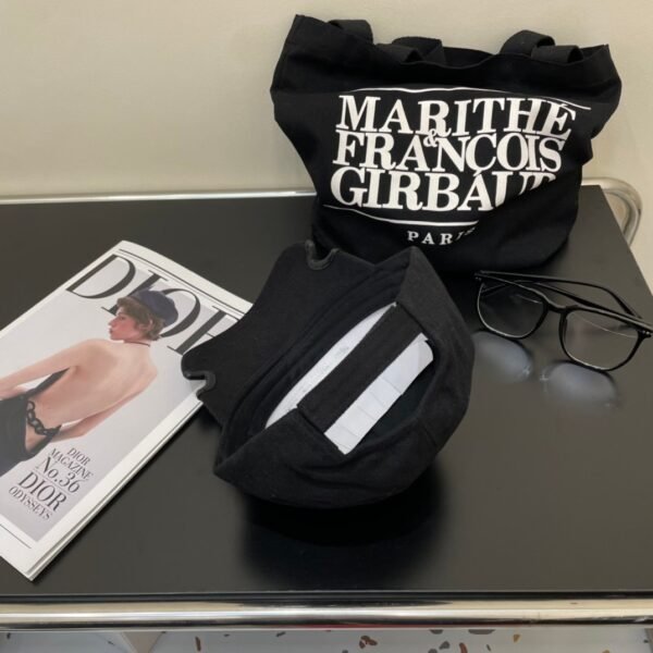 Original Balenciaga baseball cap black and white