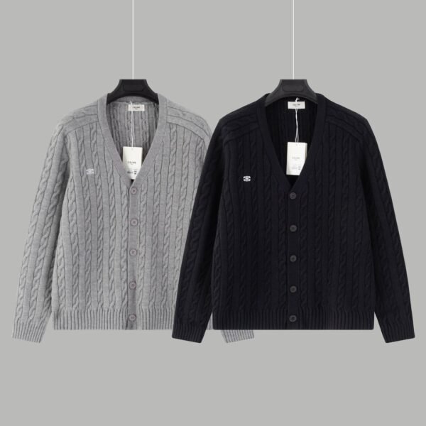Celine twist knot cardigan sweater
