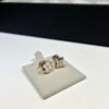 Louis Vuitton blossom collection white shell asymmetrical earrings