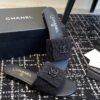 Chanel slippers Lazy slippers Black white Beige pink