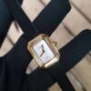 Chanel new watch original watch one yard cowhide black velvet strap