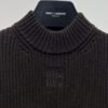 MIUMIU original embroidered sleeveless sweater