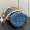 Louis Vuitton papillon denim bleu handbag