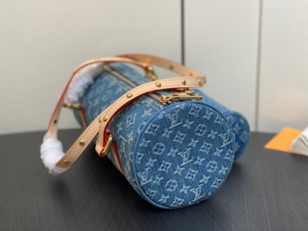 Louis Vuitton papillon denim bleu handbag