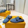 Louis Vuitton original calf leather 1:1 slippers