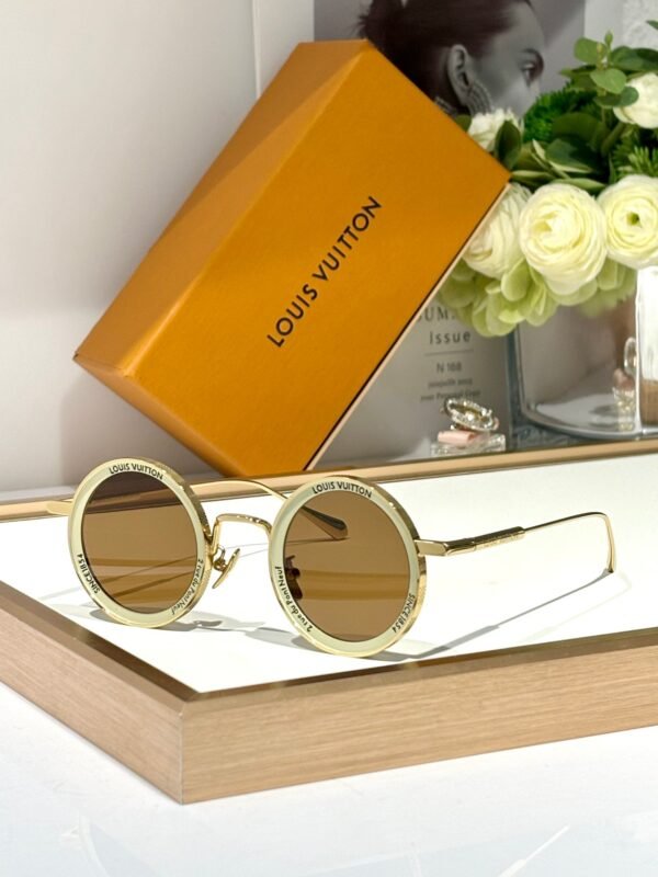 LOUIS VUITTO round fashion sunglasses SIZE: 44 29-140