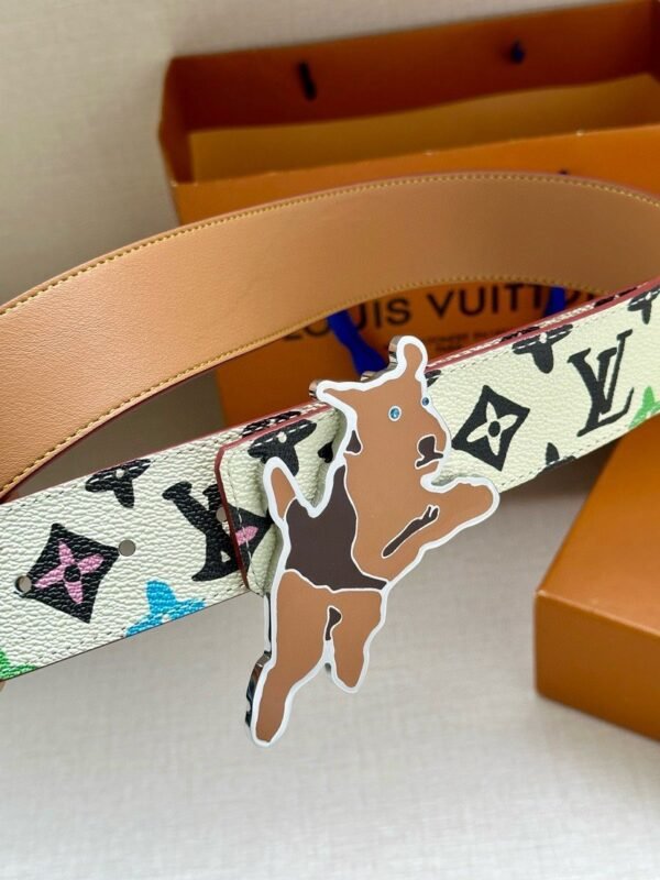 Louis Vuitton & tyler BELT monogram craggy reversible belt