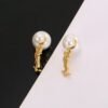 YSL classic pearl stud earrings