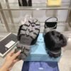 PRADA Advanced otter rabbit fur slippers