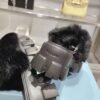 PRADA Advanced otter rabbit fur slippers