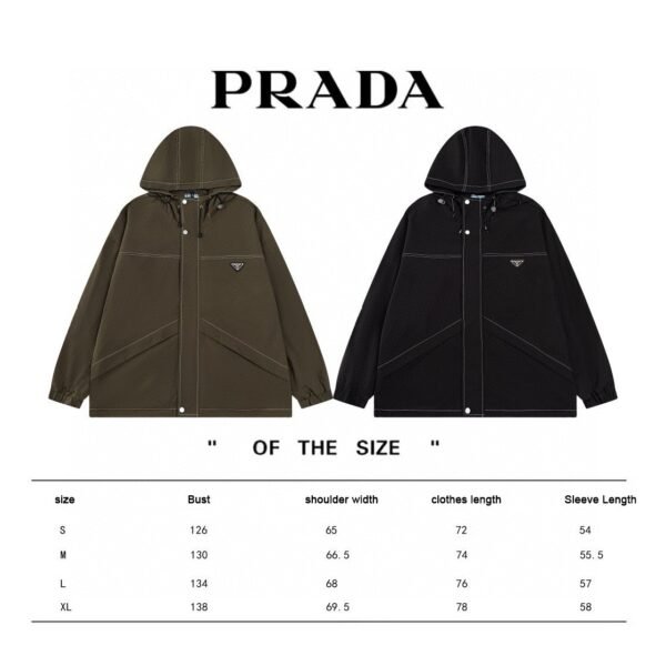 PRADA 24SS new spring hooded jacket