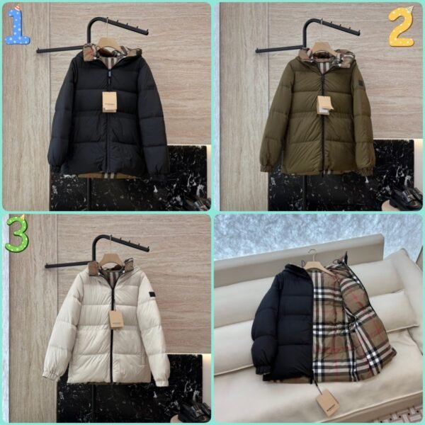 Burberry winter new down jacket reversible wear high quality clothing winter jacket