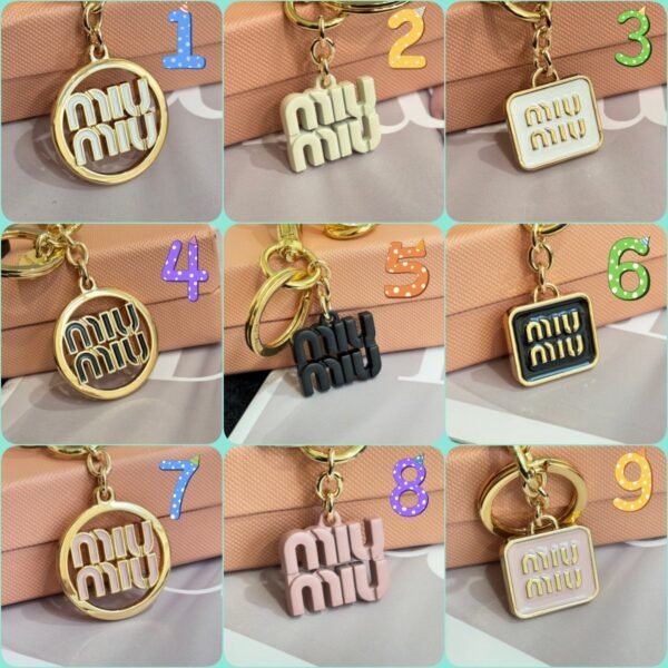 MIUMIU Keychain bag pendant