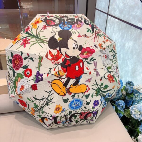 GUCCI Mickey’s five fold hand open folding umbrella