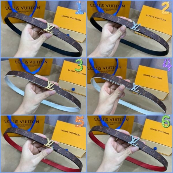 Louis Vuitton premium belt, made of genuine leather, 2cm wide.