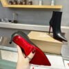 ChristianLouboutin Women’s black pointed-toe calfskin stiletto ankle boots