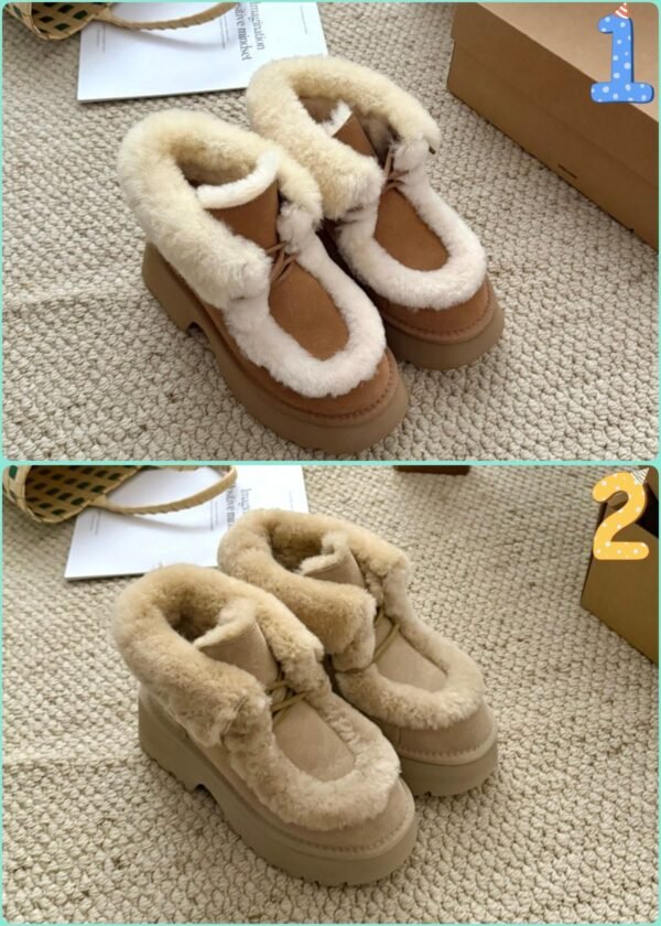 26262161.jpg UGG winter new snow boots with wool inner lining and a 6.5cm thick sole.