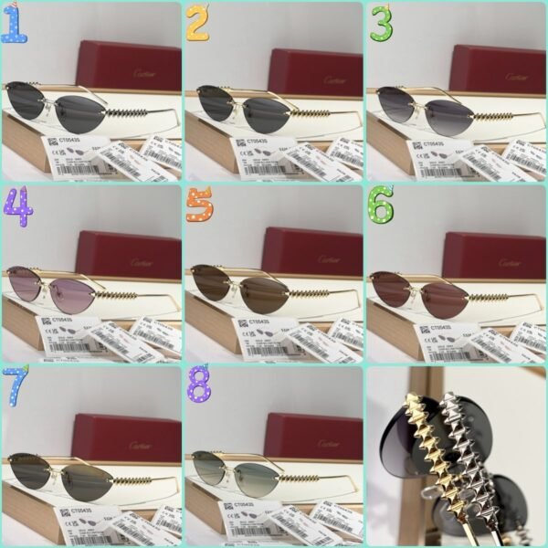 Cartier sunglasses high-end version Size: 58-16-140