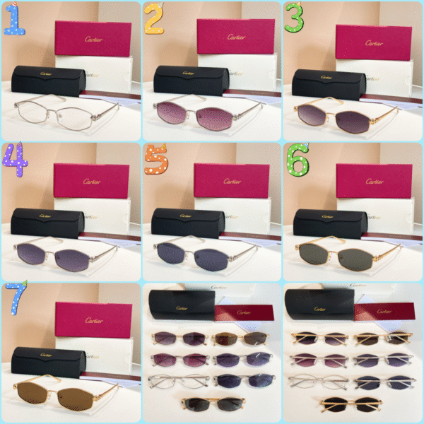 Cartier sunglasses high-end version SIZE: 52-18-140